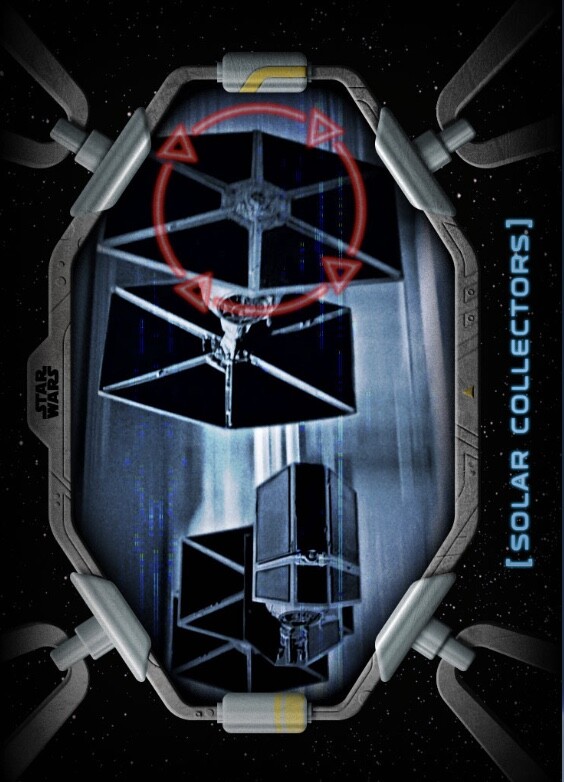 Topps Star Wars Solar Collectors Digital Card with Ship Specs
