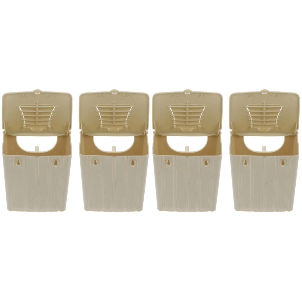 2 PCS Plastic Bird Breeding Box Nest for Parakeets Nesting Cage