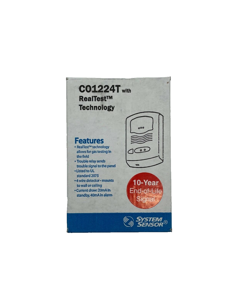 System Sensor CO1224T - Same Day Shipping (SEALED)