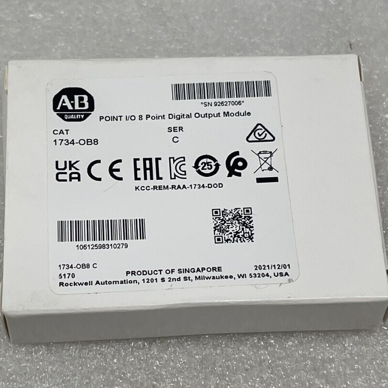 Sealed Allen Bradley 1734-OB8 SER C POINT I/O Digital Output Module US Free Tax