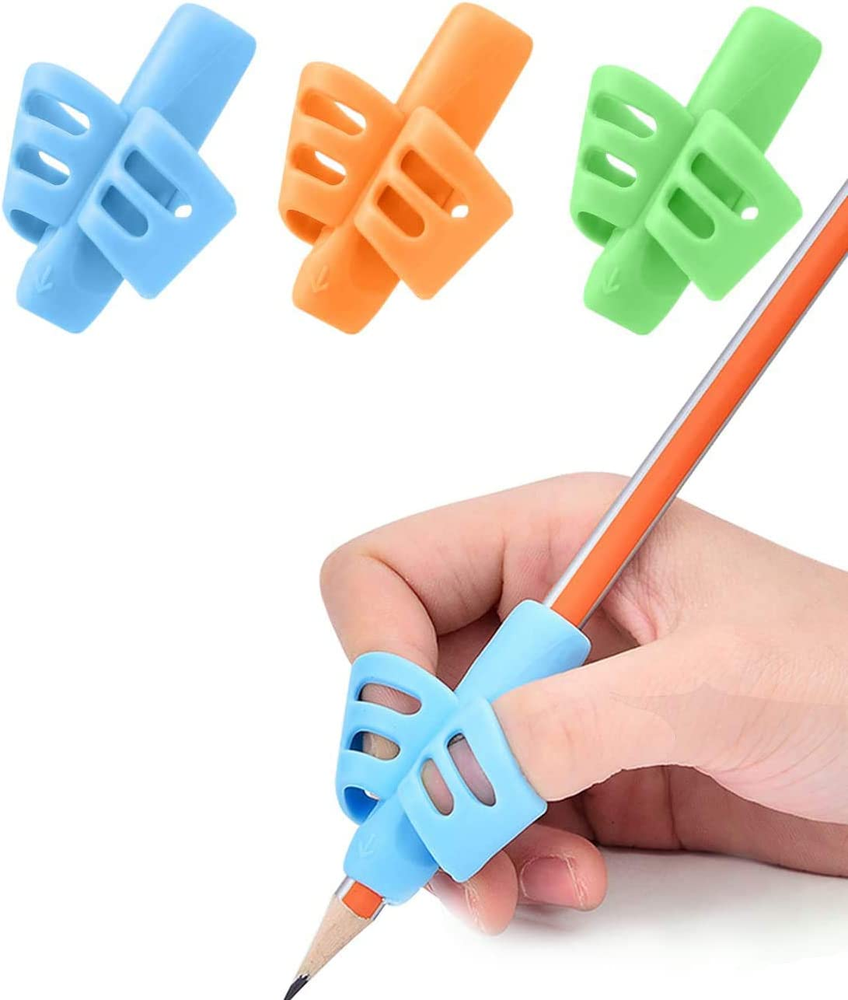3PCS Pencil Grips for Kids, Writing Aid for Handwriting Correction