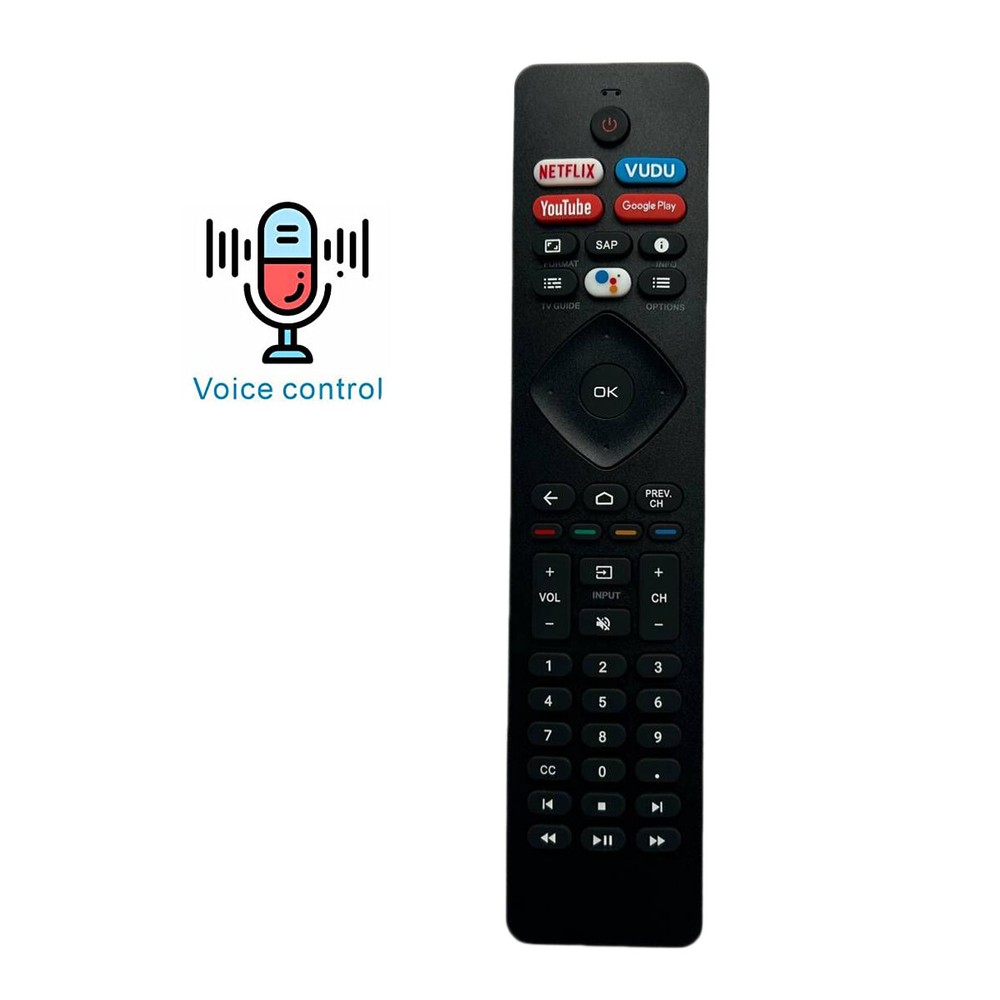 Voice Remote Control For Philips TV 32PFL5505 65PFL5604 65PFL5766 75PFL5704-image
