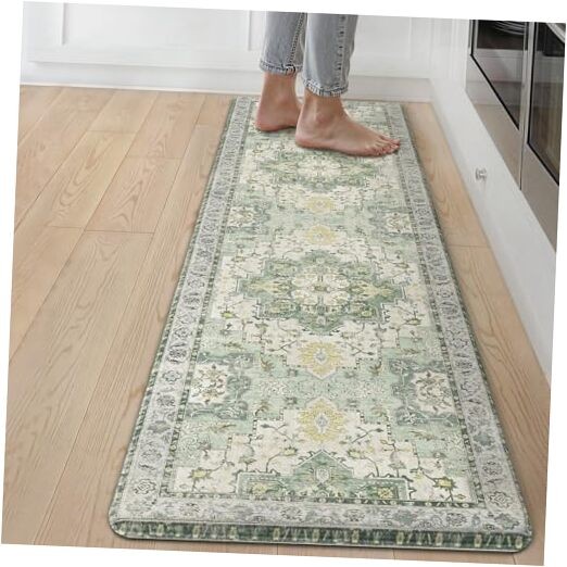 Non-Slip Washable Kitchen Floor Mat Anti-Fatigue Cushion 17.3x59 Inches