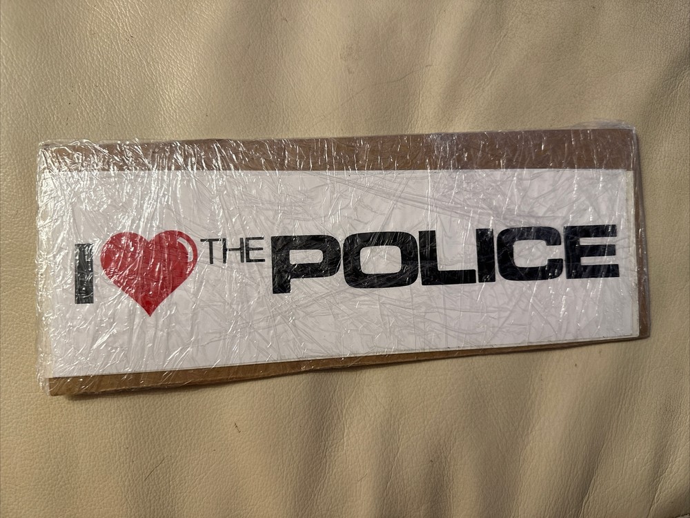 ヴィンテージ The Police ロックバンド バンパー ステッカー #624