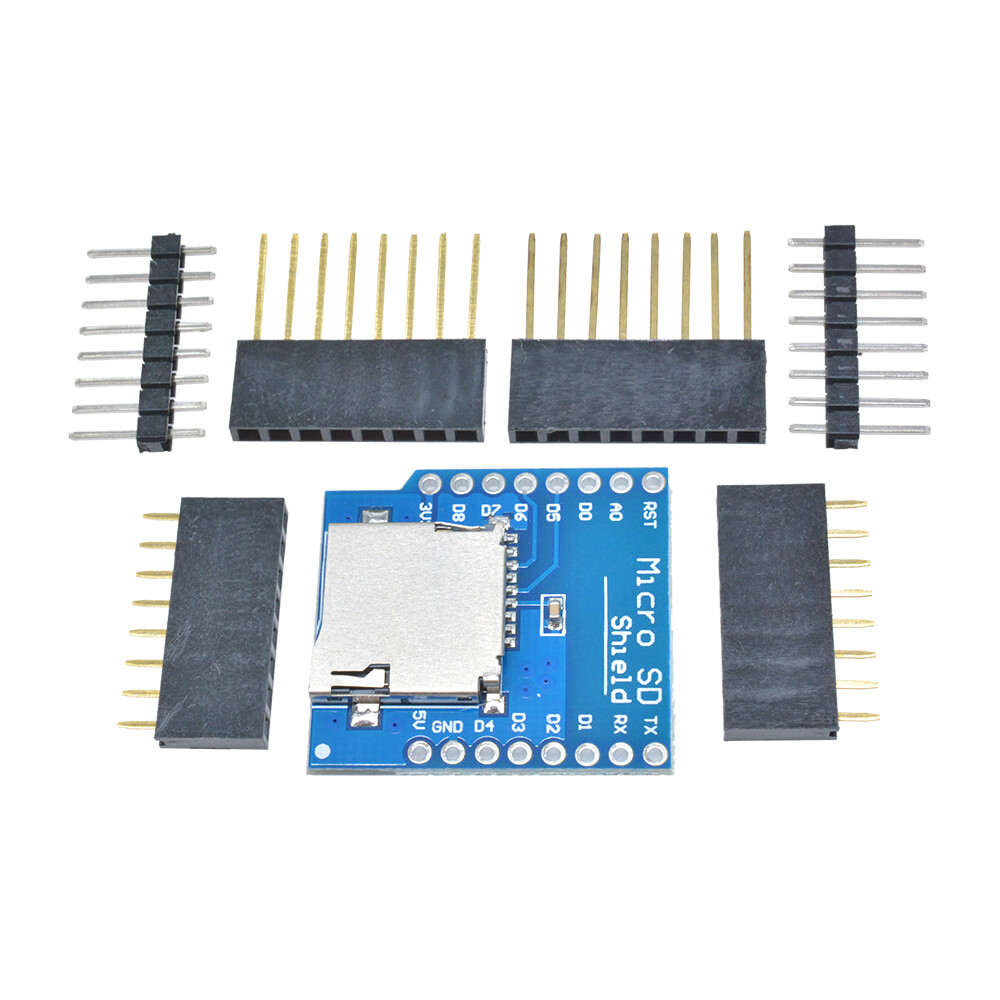 Micro SD Card Shield IoT Wireless Control for D1 Mini ESP8266 WiFi WeMos Module-image
