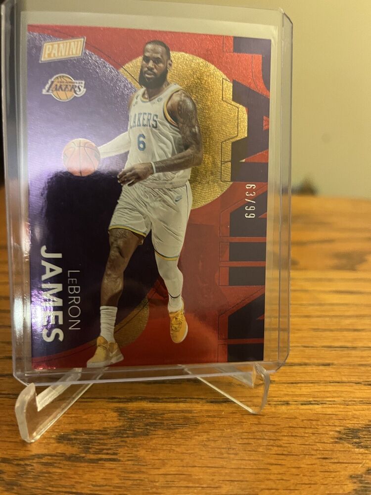 Buy now $ 58 Panini The National LEBRON JAMES /99 RED  silver Pack #27-image