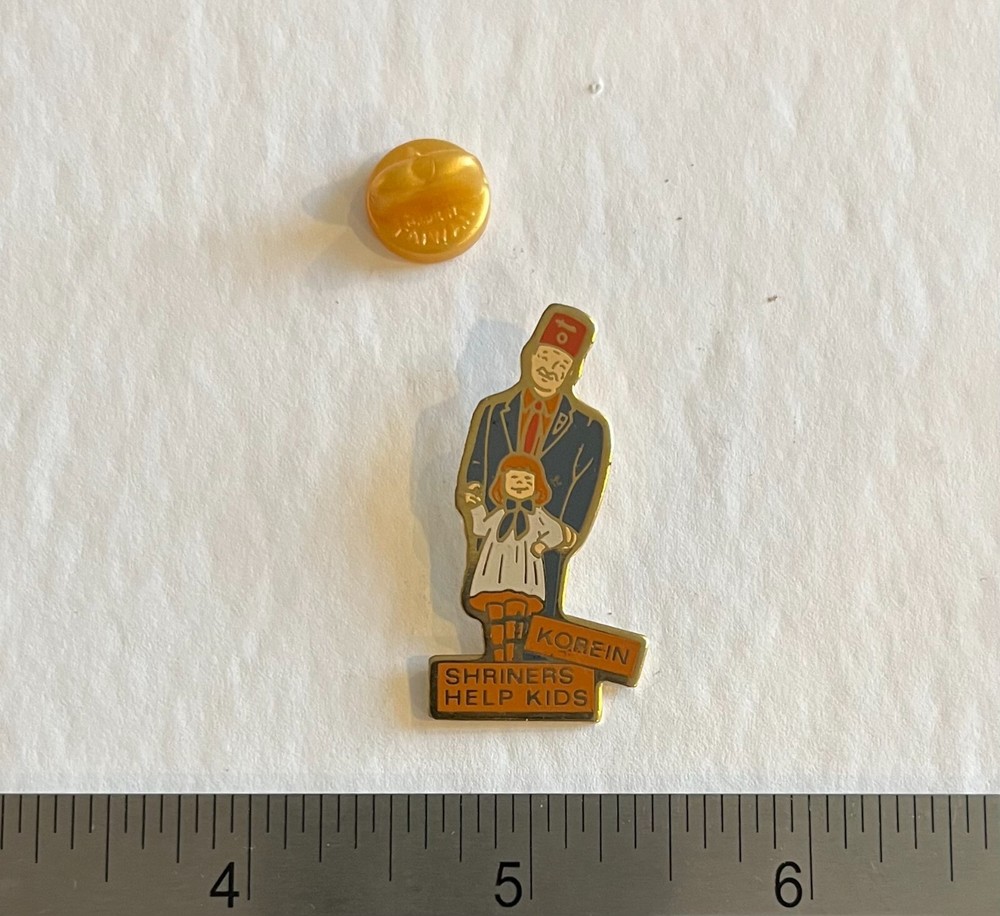 Shriners Help Kids Korein - Vintage Collector Pin