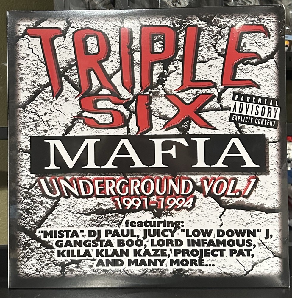 Triple Six Mafia Underground Vol 1 Red Vinyl LTD /300 Sealed MINT 2LP Three 6