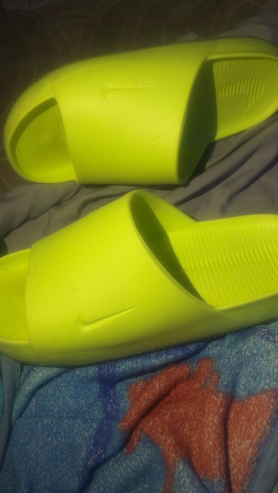 Nike Calm Slide size 12 light green new no box