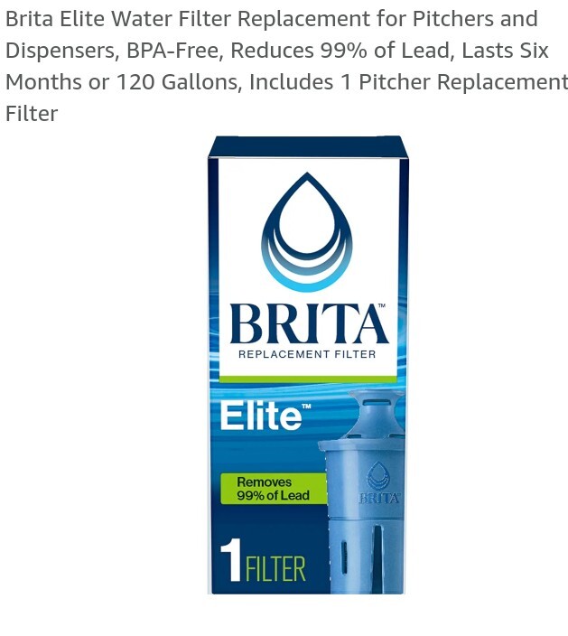 Brita Elite Replacement Water Filters- 1 Pack (Brand New)