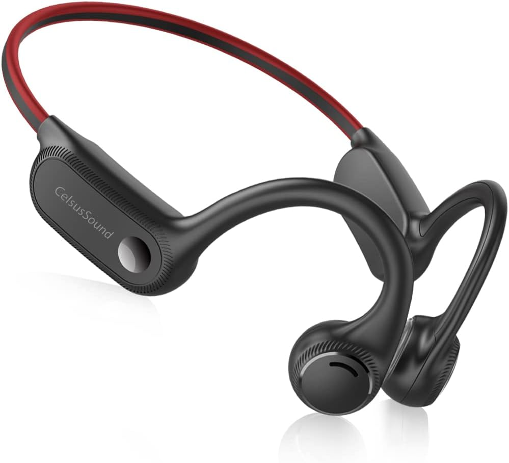 Bone Conduction Headphones, 2023 Upgraded Open-Ear Wireless Bluetooth Sports Hea