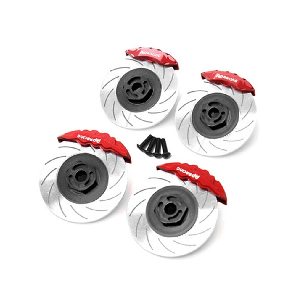 4pcs Metal Brake Disc Calipers for 3RACING Sakura D5 D5S RC Crawler Car Upgrade
