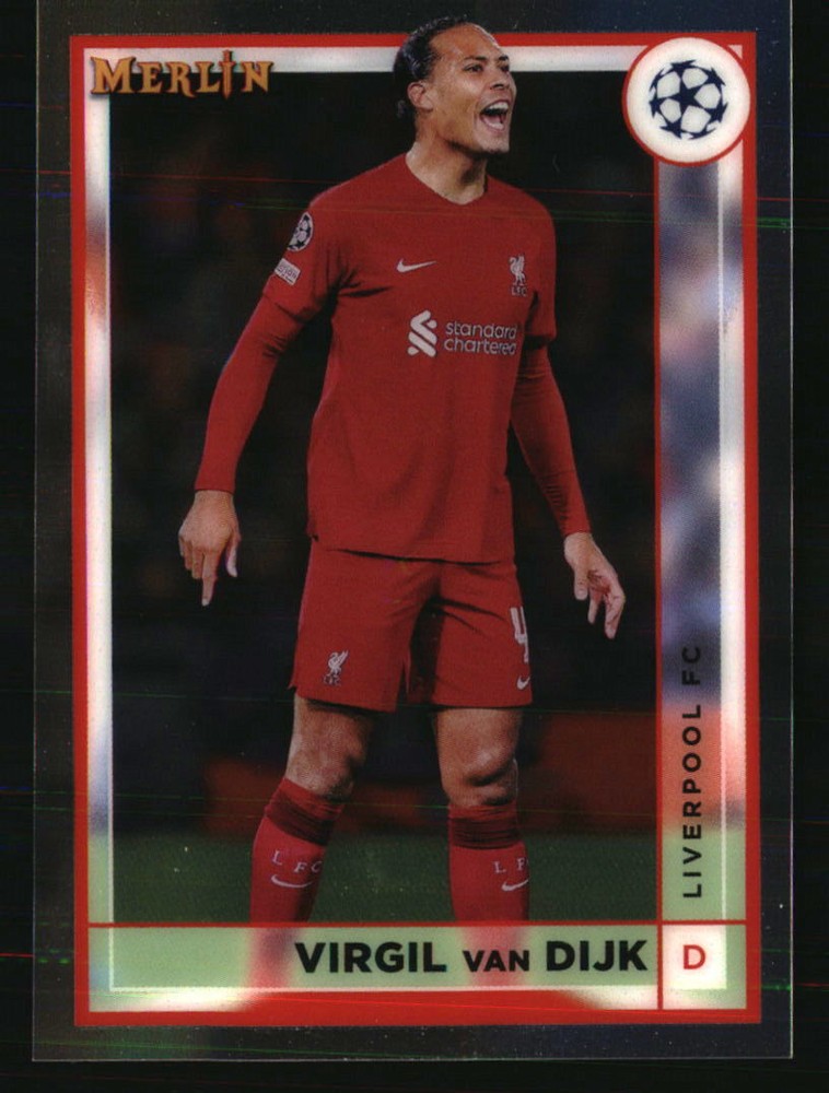 Virgil van Dijk 2022-23 Topps Merlin UEFA Club Competitions #89 SOCCER Card