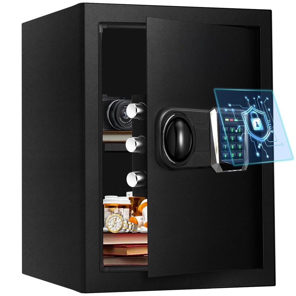 3.0 Cu Ft Fireproof Waterproof Digital Safe for Home Documents Security