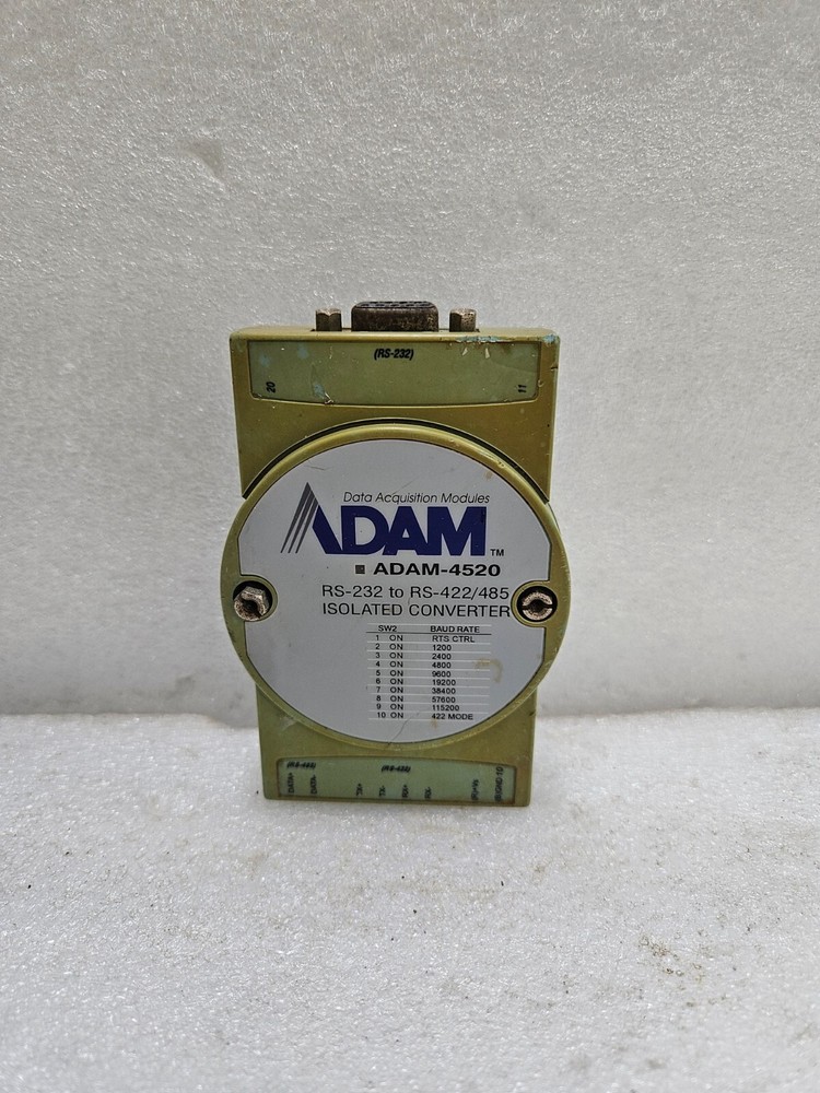 ADVANTECH ADAM-4520 CONVERTER MODULE ISOLATED 3000 VDC 1.2W 1 X PLUG-IN TERMINAL