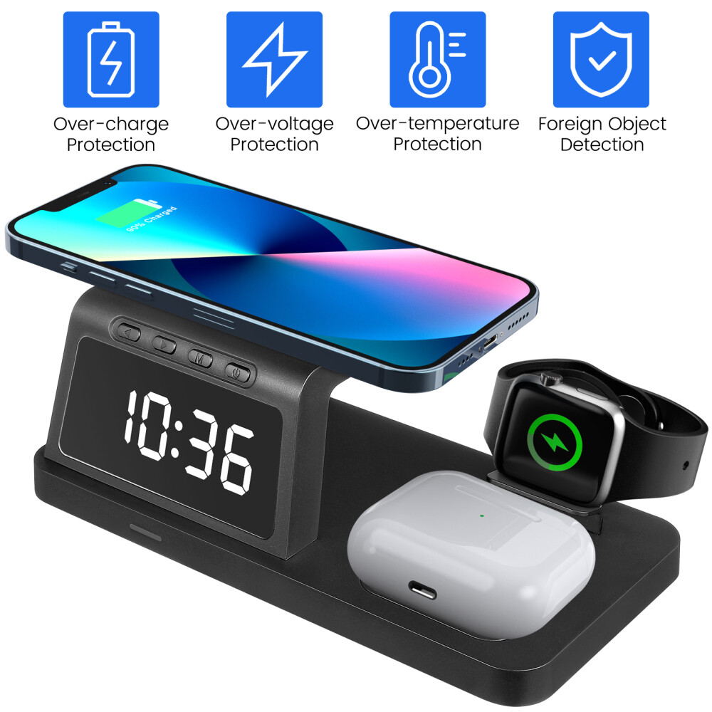 Practical Four-in-one Fast Charging Multifunctional Charger Dock
