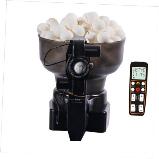 Wireless Remote Control Table Tennis Robot S102 with Ping Pong Balls