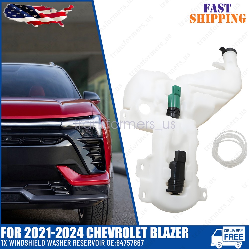 2019-2024 Chevy Blazer Windshield Washer Fluid Reservoir 84757867