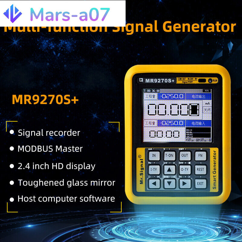 MR9270S+ Hart 4-20mA Signal Generator Calibration Current Voltage Thermocouple