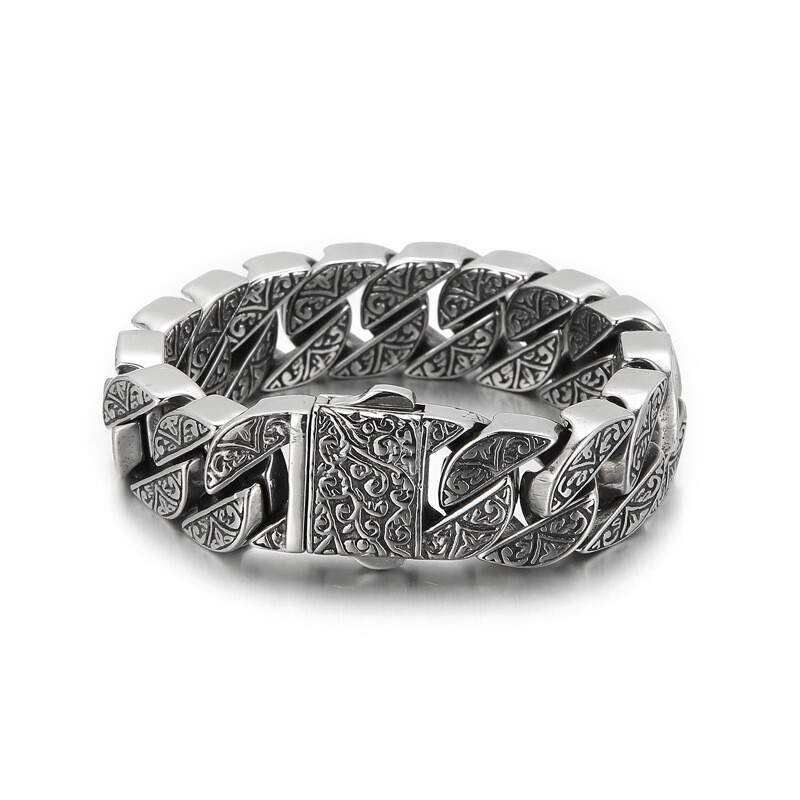 Men's 316L Titanium Steel Cast Totem Retro Bracelet