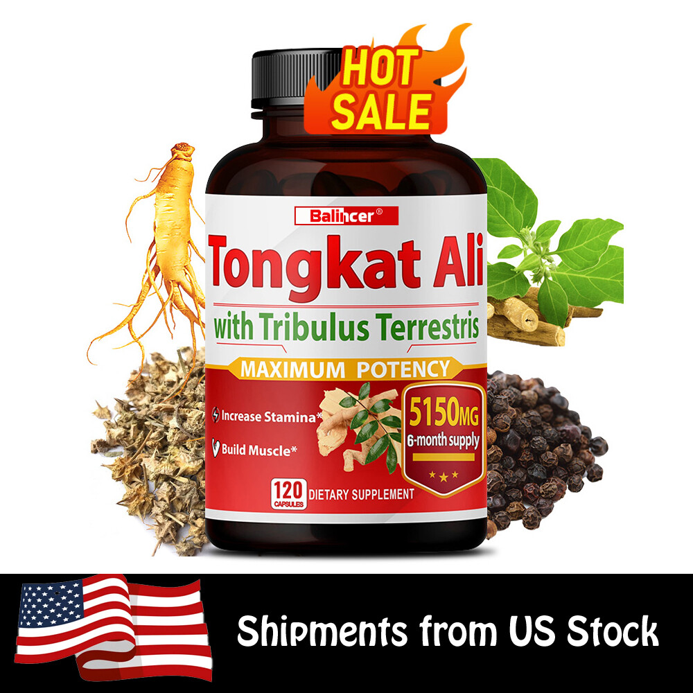 Tribulus Terrestris, 5150 mg, Cardiovascular Support and Increase Energy 120Caps