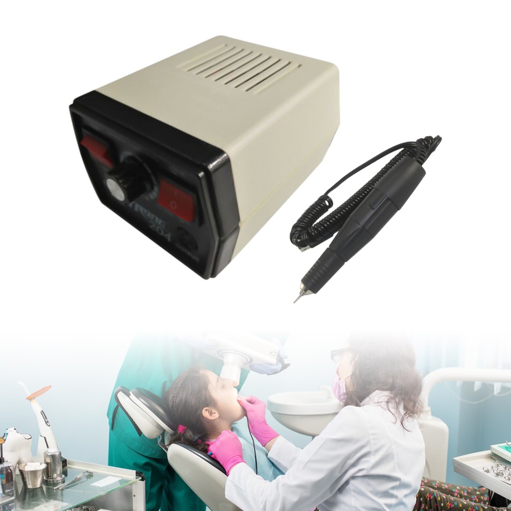 Dental Lab Marathon Electric Micromotor Polishing Unit + 35K rpm Motor Handpiece