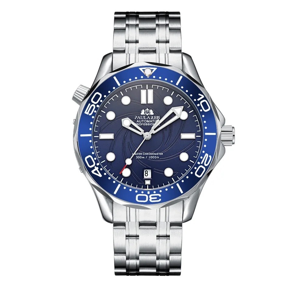 Wateproof  Automatic Watch Men's Luxury Stainless Steel  Luminous Diver