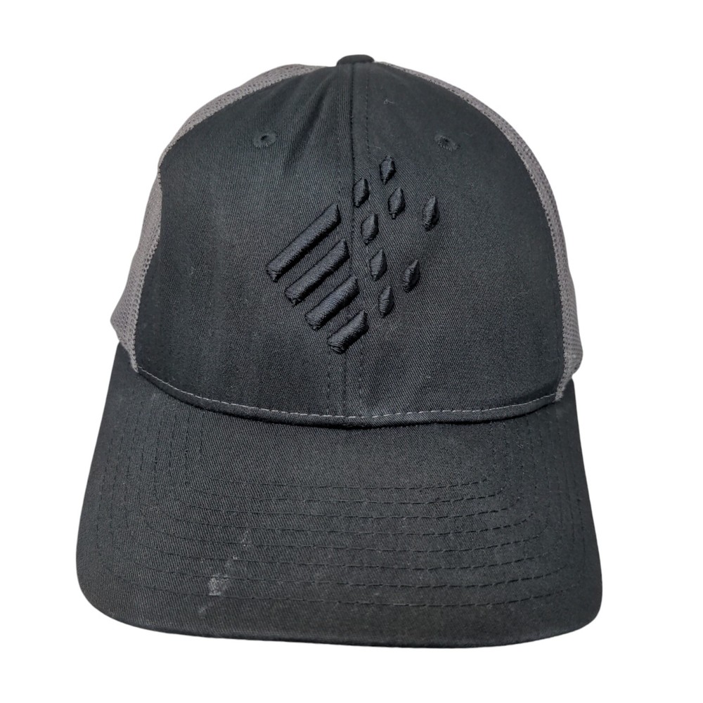 Richardson Snapback Mesh Back Trucker Hat Black M/L Colorblock 6 Panel