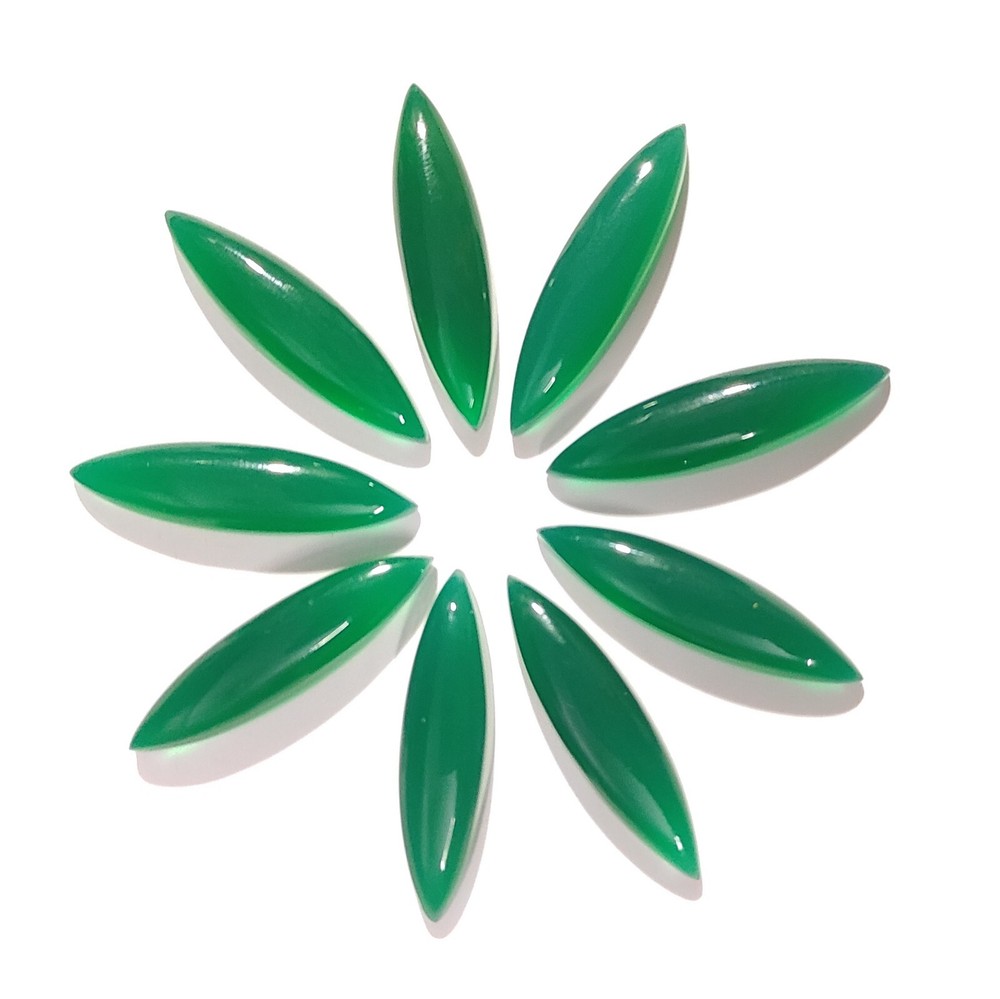 Indian Onyx Cabochon Loose Gemstone For Handmade Earrings