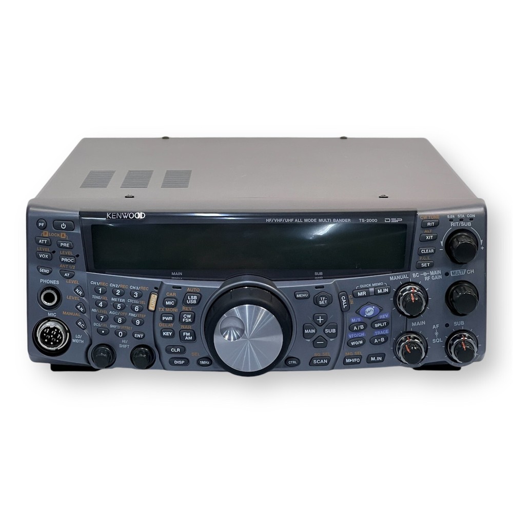Kenwood TS-2000 HF/VHF/UHF ALL Multi-Bander Transceiver Complete W/ Mic & Extras
