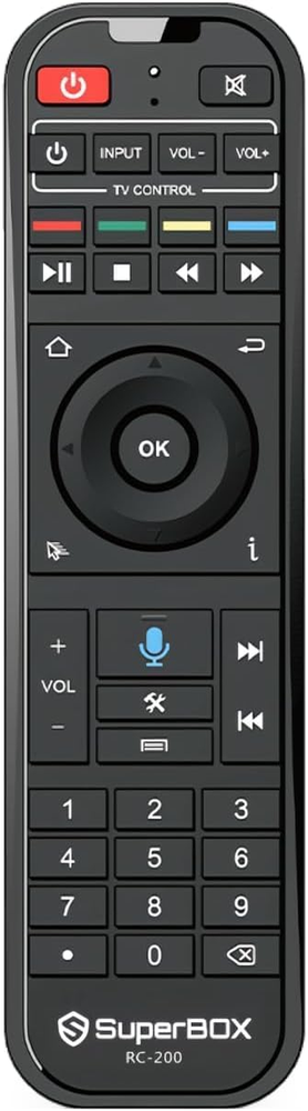 Genuine Super Smart Box TV  Bluetooth Voice Remote Control Works