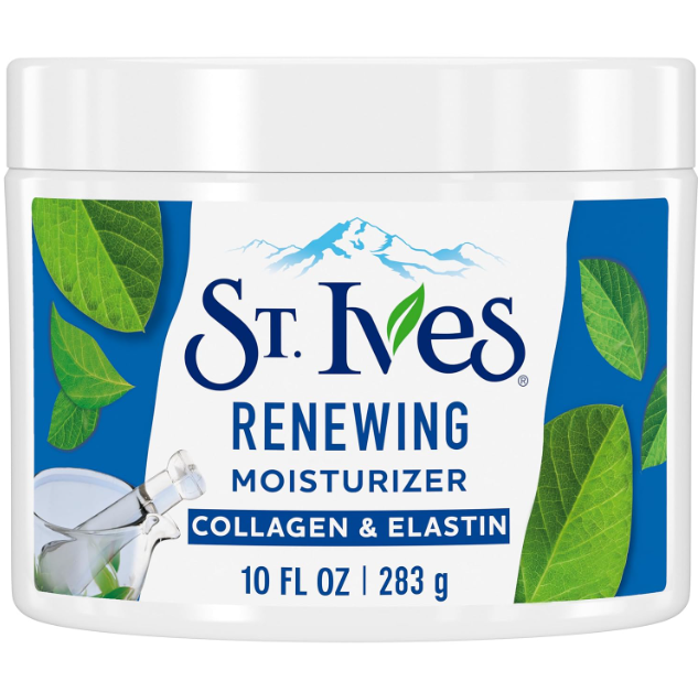 St. Ives Moisturizer Collagen and Elastin Facial Moisturizer Renewing 10 Oz