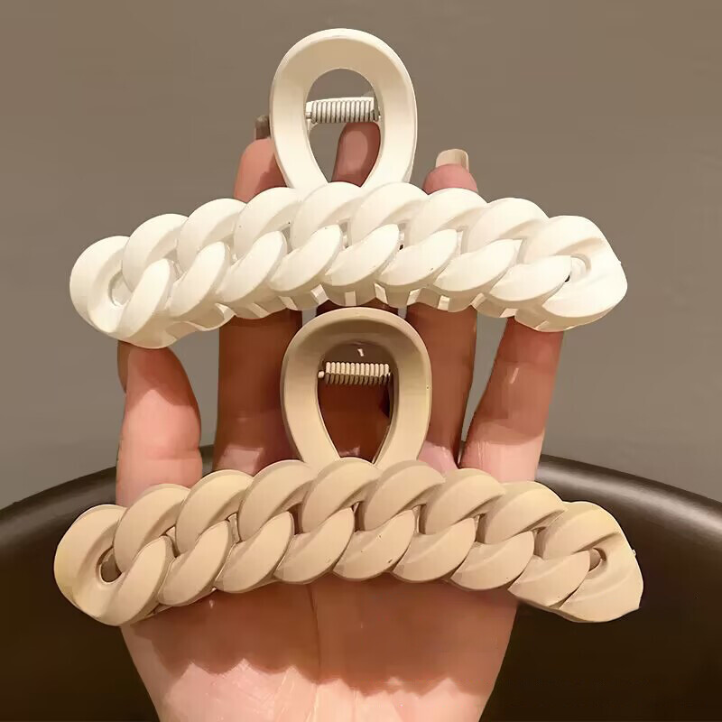 New Women Fashion Claw Clip Acrylic Large Hair Claw Korean For Girl Shark Cla5