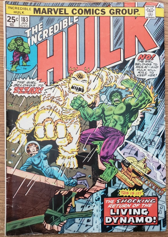 Incredible Hulk #183 FN 5.5 