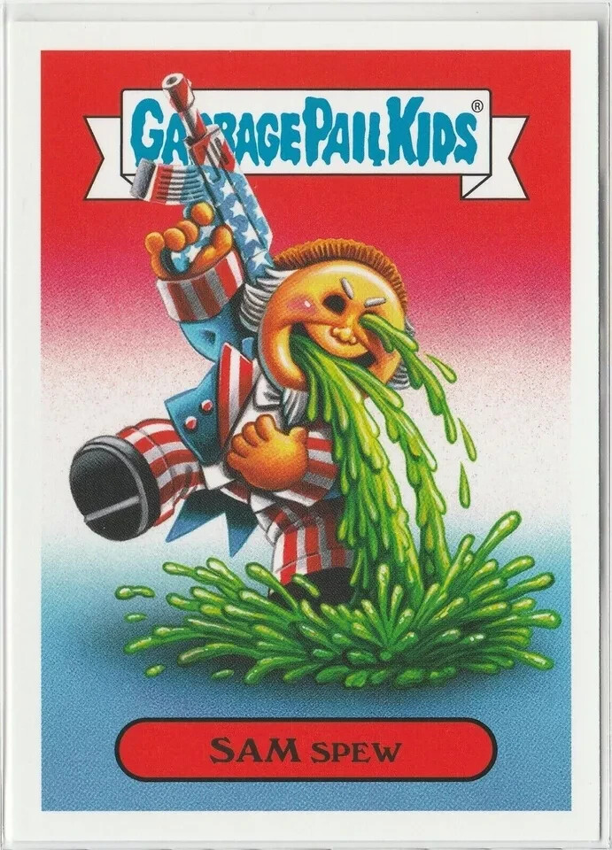 Sam Spew #13b Garbage Pail Kids GPK 2019 Revenge of the Oh Horror-ible Trading Card  