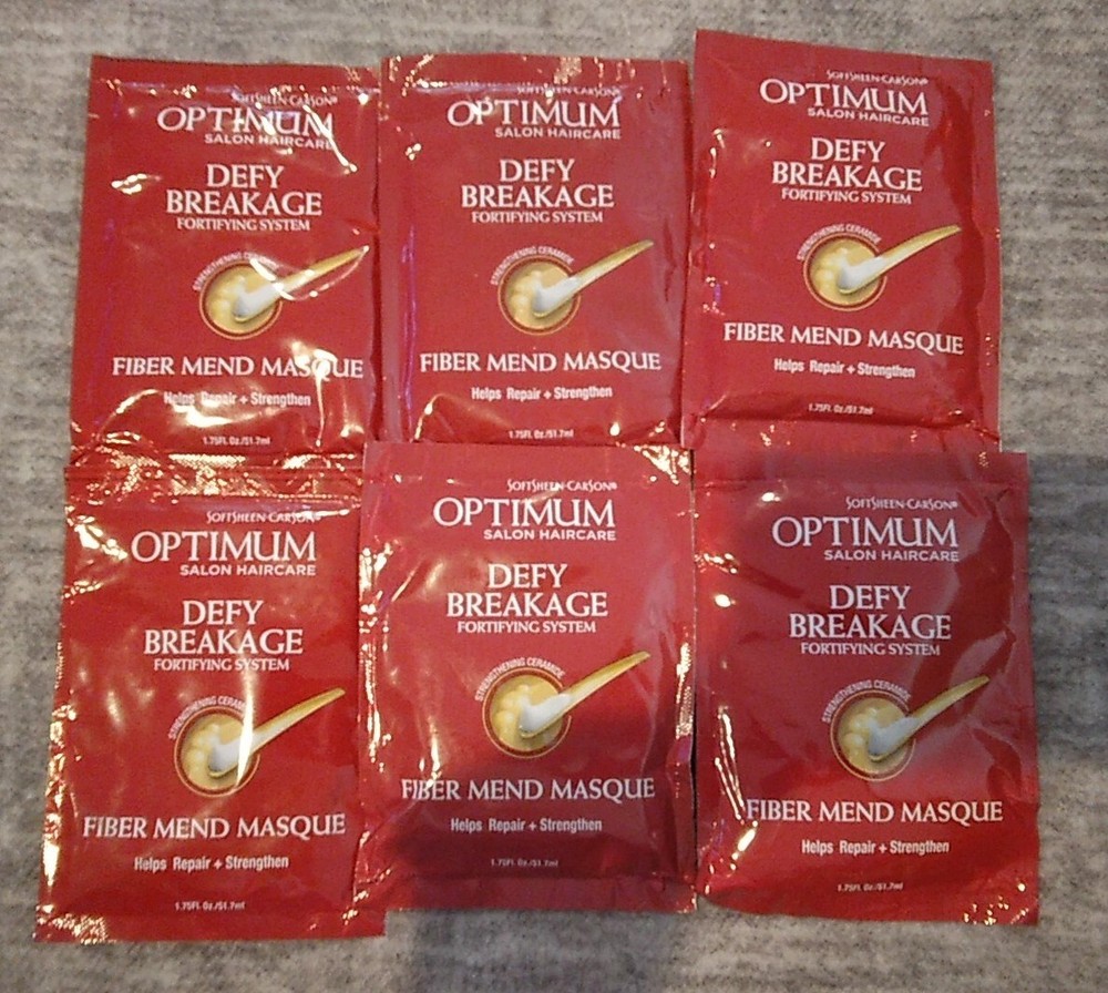 6 Pack Softsheen Carson Defy Breakage Hair Repair Mask 1.75 oz