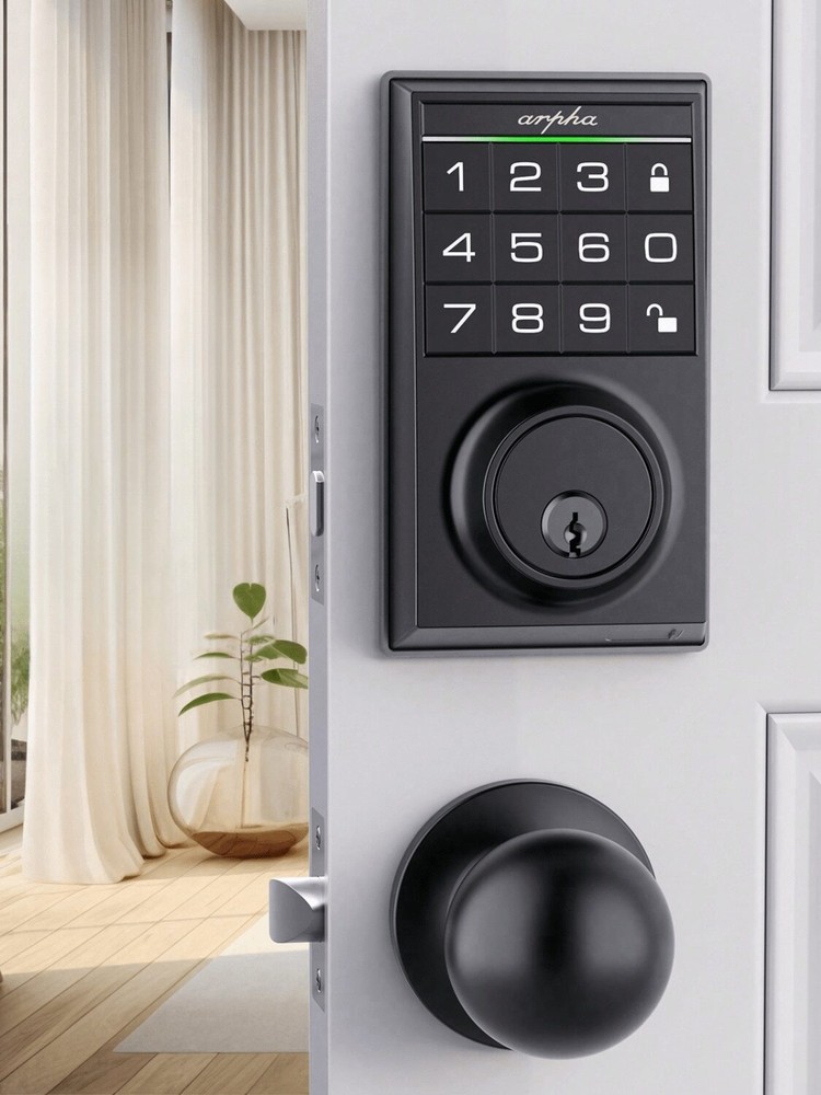Smart Keypad Door Lock with 2 Knobs – Keyless Entry by Arpha