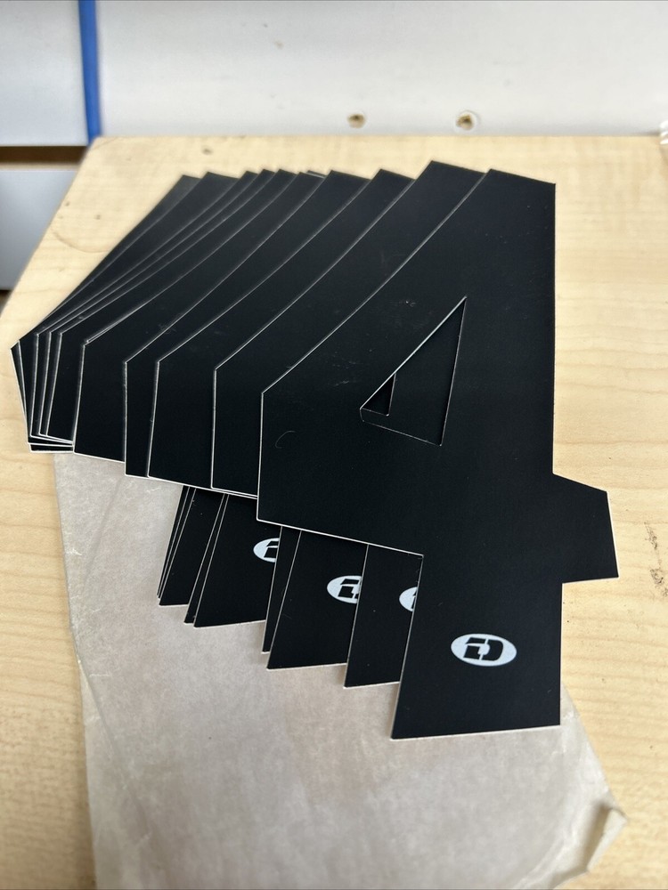 Old School 6” BMX RACING NUMBERS DYNO #4 X10  Gt Haro Mongoose Rad