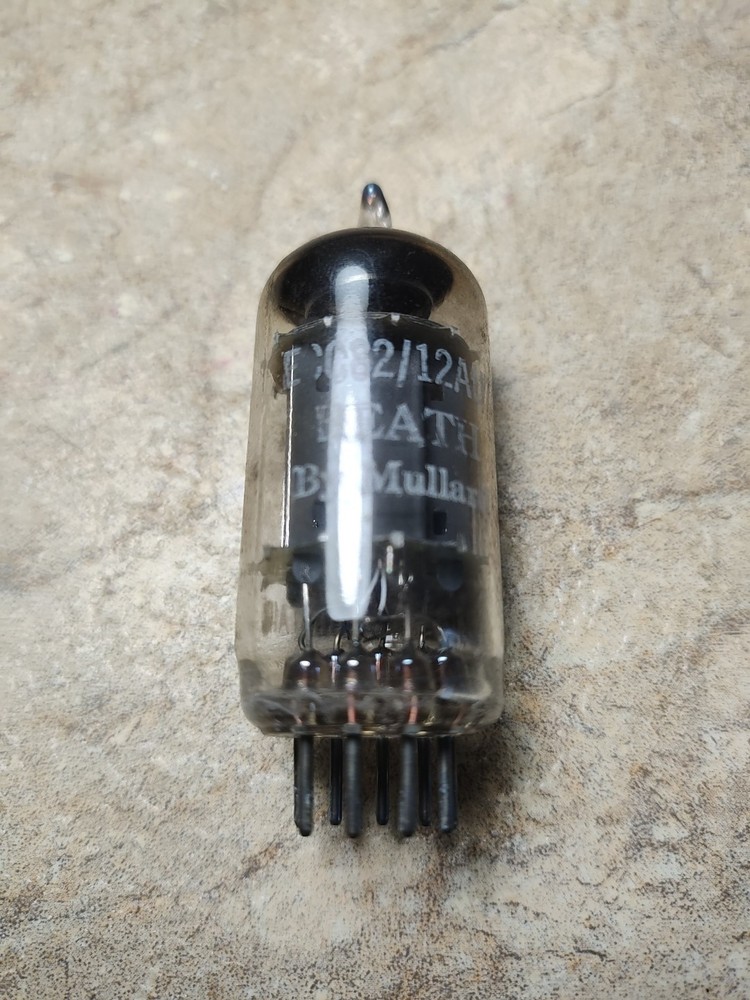 VINTAGE HEATH BY MULLARD 12AU7 PREAMP VACUUM TUBE TEST GOOD