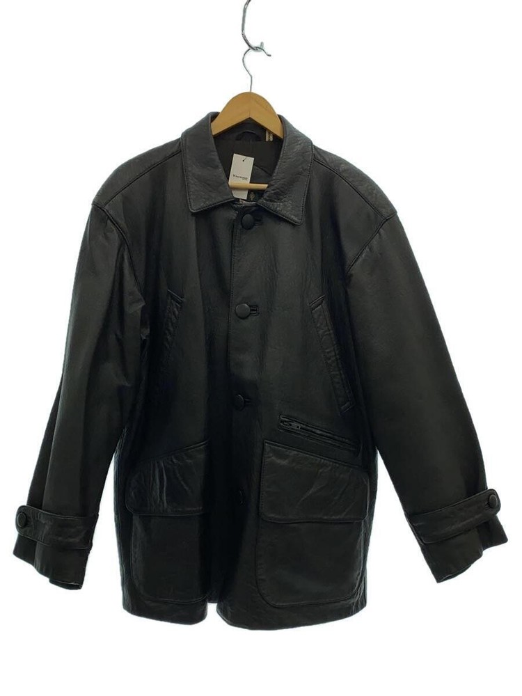 Men's Black Sheepskin Good Rock Speed Leather Biker Jacket YLA751  