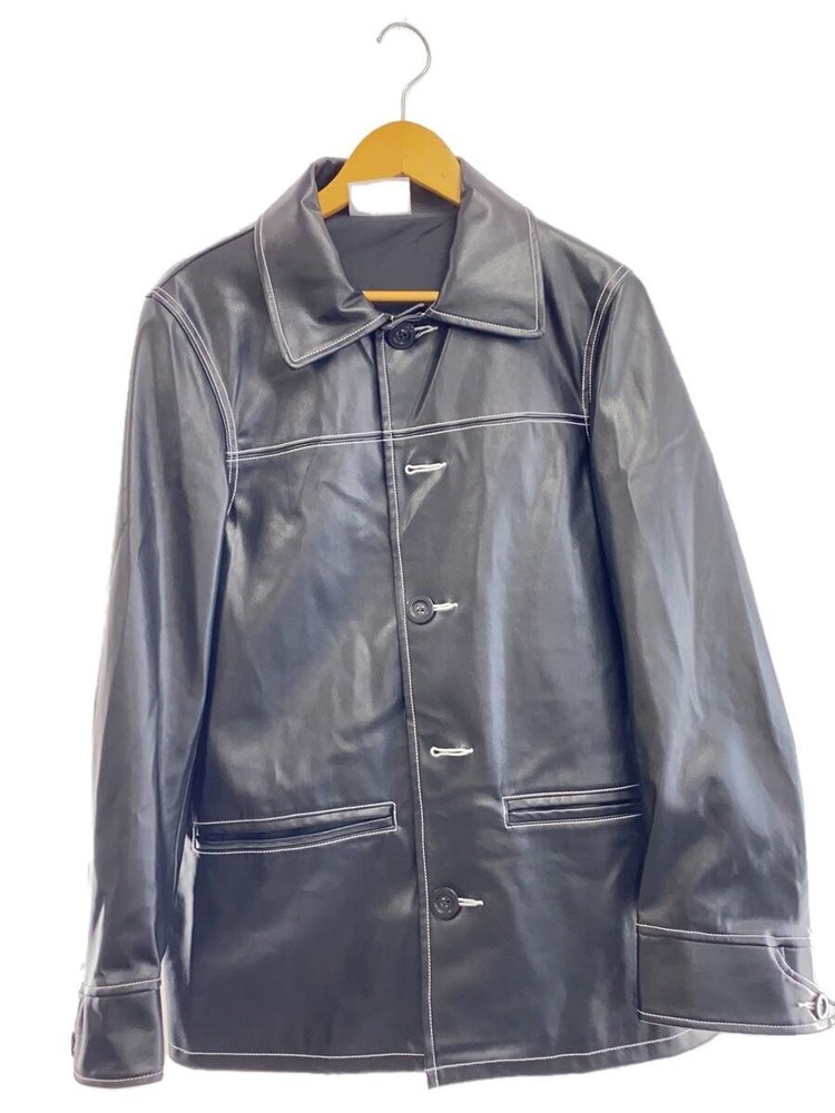 Basicks Black Leather Jacket for Men - LE0101 1306