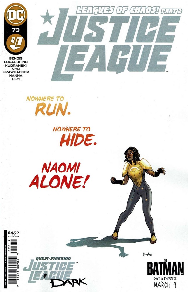 Justice League (4th Series) #73 VF; DC | Bendis Naomi - we combine shipping