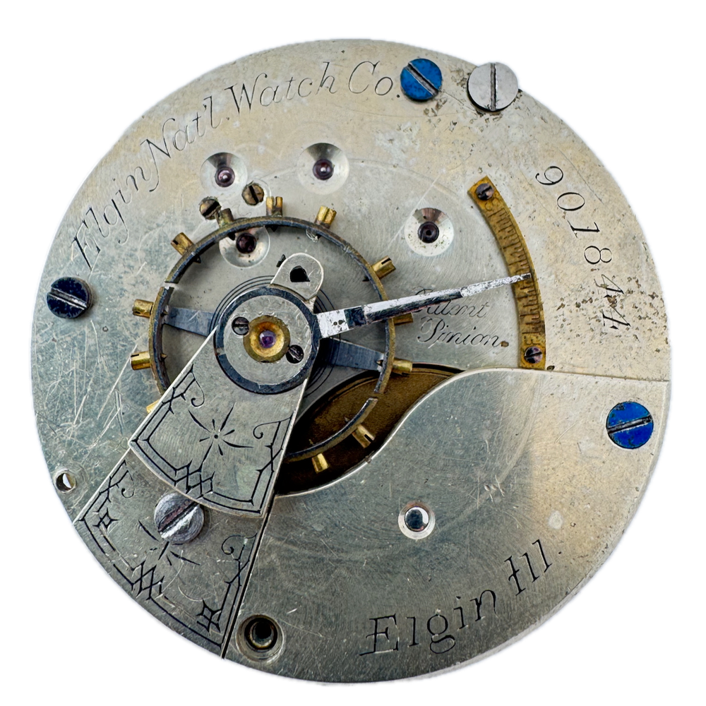 Antique 18s 1882 Elgin 11 Jewel Mechanical Hunter Pocket Watch Movement 88 USA