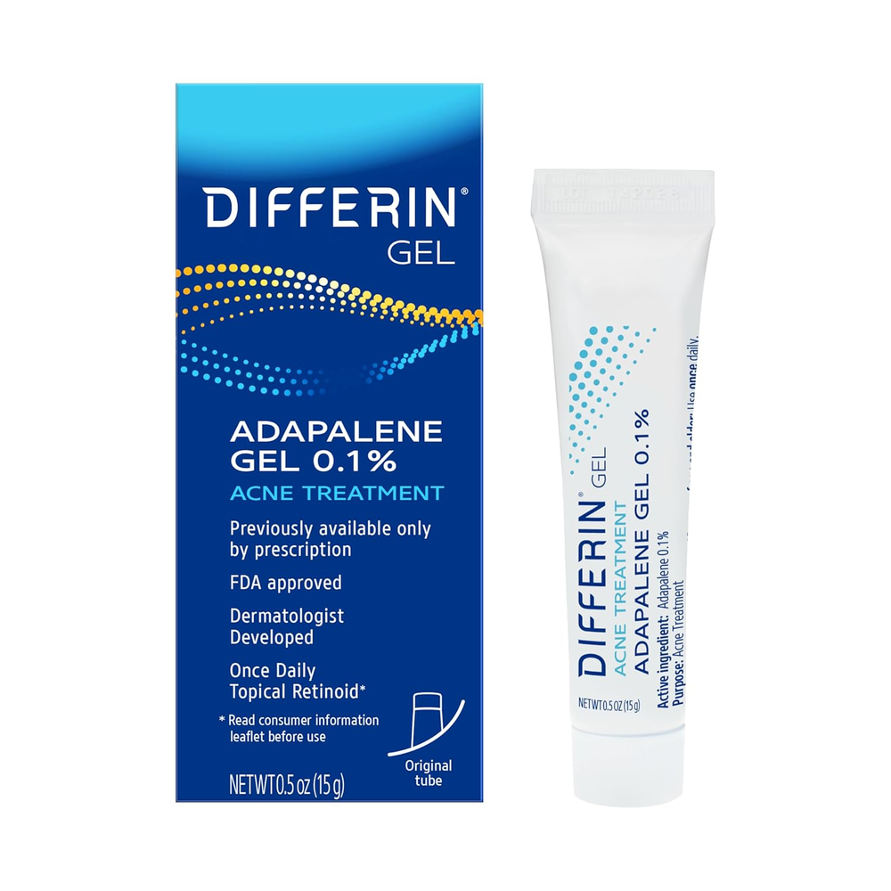Acne Treatment Gel, 30 Day Supply, Retinoid Treatment for Face with 0.1% Adapale