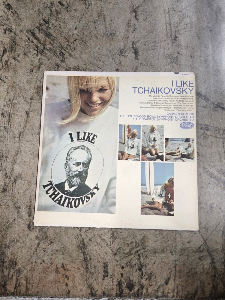 Vintage Tchaikovsky Carmen Dragon LP Capitol Records P-8617 Rare Vinyl