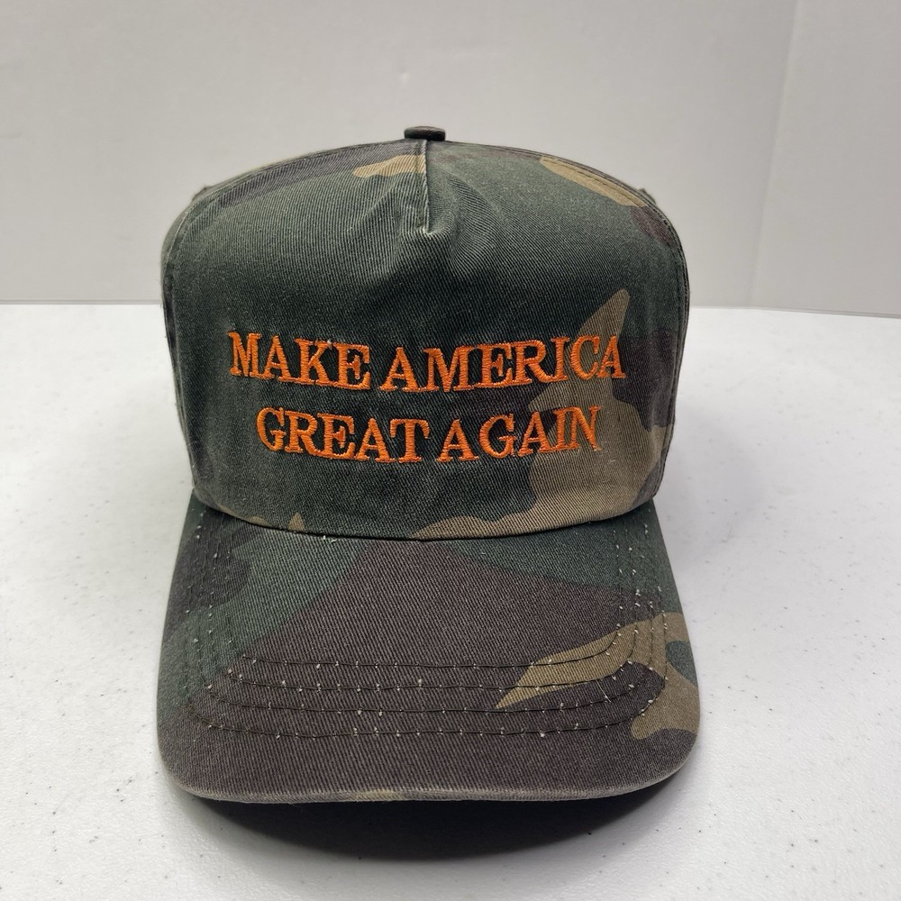 Official Cali-Fame MAGA Trump 2016 Made in America Camo Snapback Trucker Hat