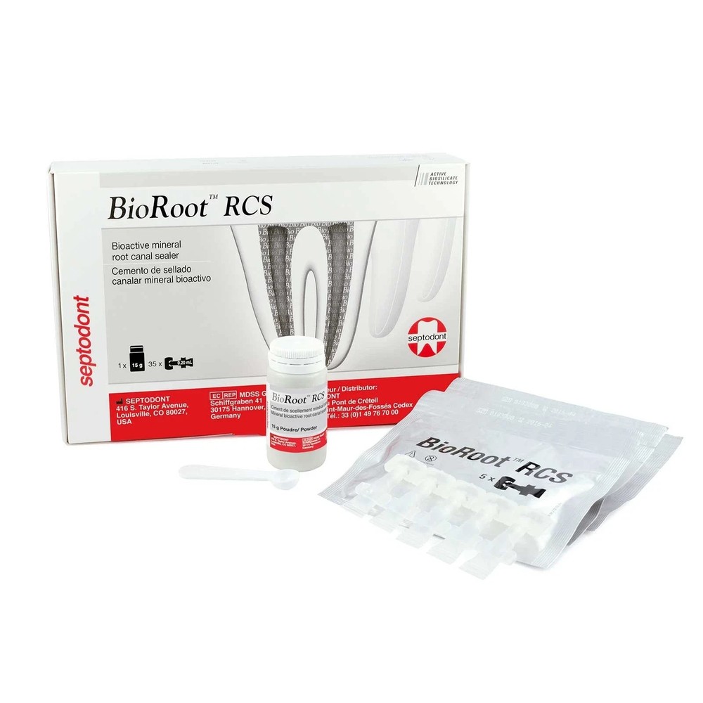 Dental BIOROOT RCS BioActive Mineral Permanent Root Canal Sealer Complete Set