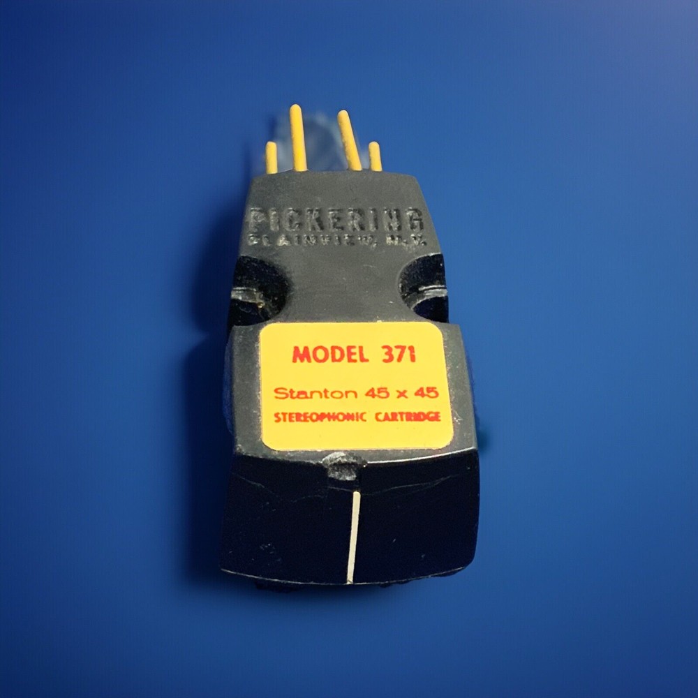 Used Pickering Stanton 45x45 Stereo Fluxvalve 371 Cartridge -tested- need stylus