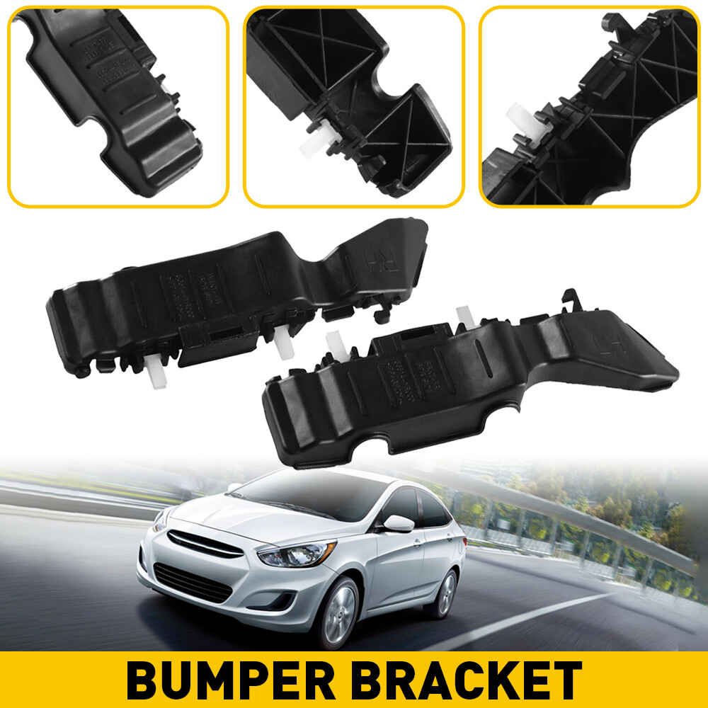 For 2012-2017 Hyundai Accent Front Bumper Support Bracket Set Left Right