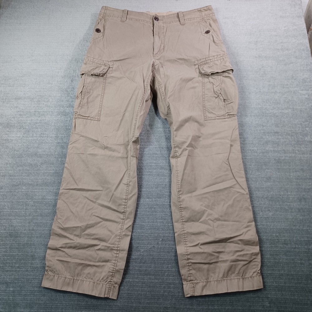 Wallace & Barnes 34x30 Beige Military Cargo Pants by J.Crew